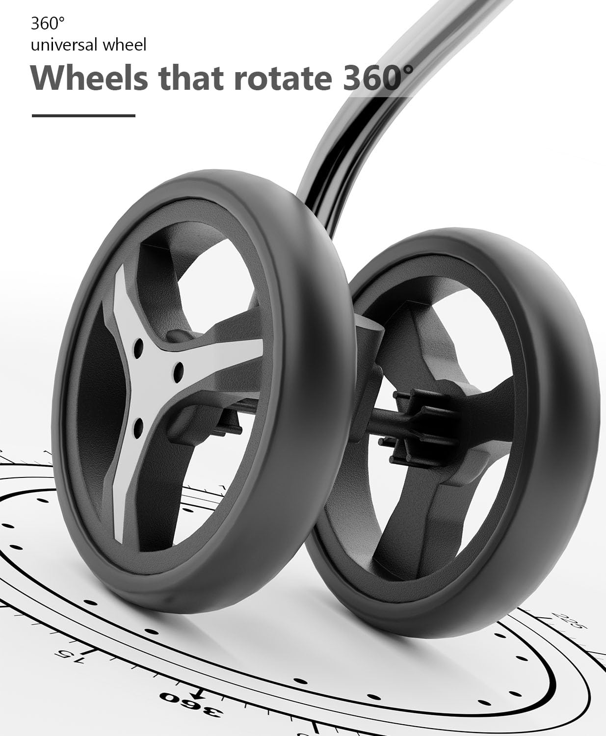 Pet Stroller with 4 Wheels for Small/Medium Pets, Portable Travel Foldable Carrier Jogger for Dog Cat Puppy Kitty, Rear Wheel Breaks, Storage Basket, Visible Mesh with Weather Cover (Pink)