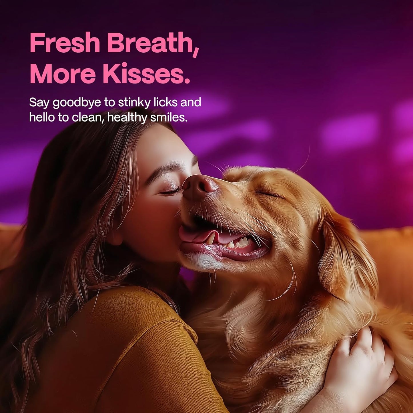 DOCO Dog Teeth Cleaning Wipes Dental Finger Wipes for Cats & Dogs Remove Plaque & Tartar, Freshen Breath, No Rinse, Easy & Effective Pet Tooth Cleaning Kit for Oral Care, Bacon Flavor, 100 Count