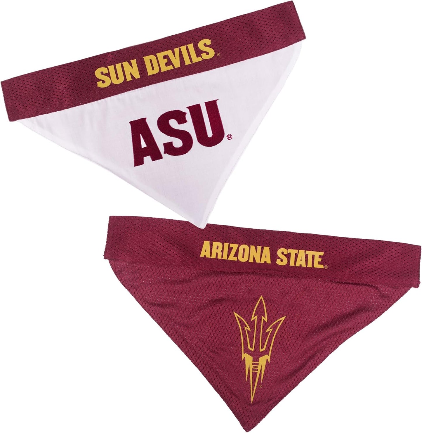 Pets First Collegiate Pet Accessories, Reversible Bandana, Arizona State Sun Devils, Large/X-Large