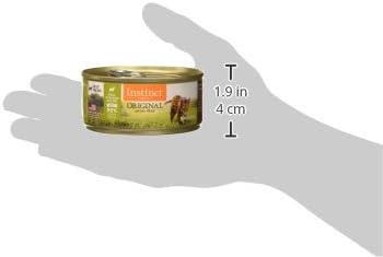 Instinct Original Pate Wet Cat Food, Grain Free Recipe - Real Venison, 5.5 oz. Cans (Pack of 12)