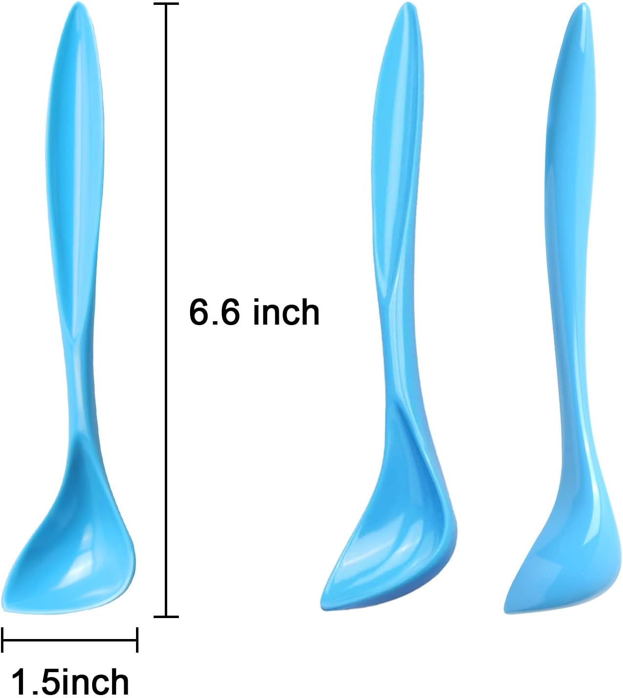 PetBonus 3-Pack Pet Food Can Spoon, Dog Cat Food Spoons, Long Handle Special Curved Design