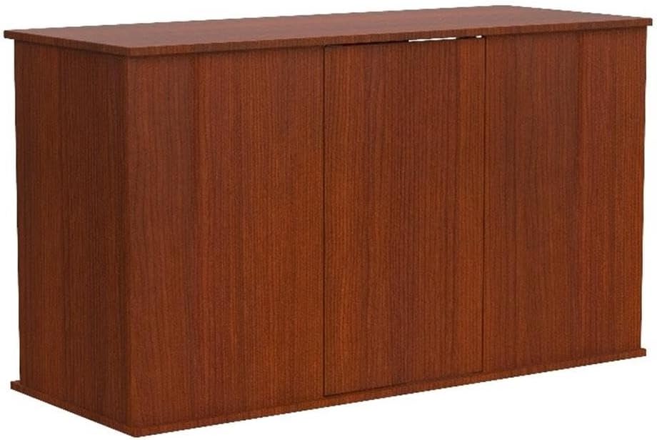 Pemberly Row Engineered Wood 75/90 Gallon Serene Cherry Upright Aquarium Stand