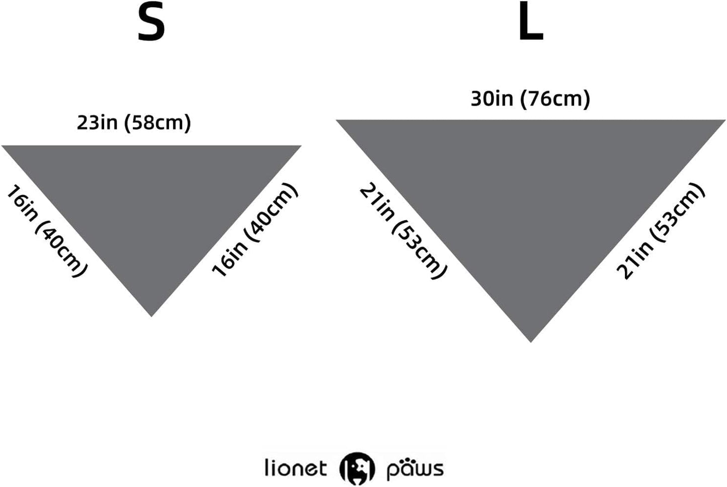 Lionet Paws Christmas Dog Bandana for Small Medium Large Dogs,Moose Dog Kerchief Washable Dogs Triangle Bibs Scarf for Girl or Boy