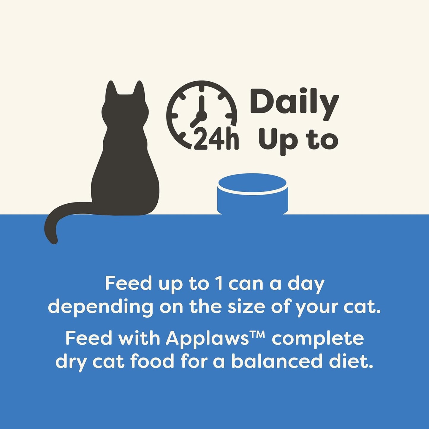 Applaws Natural Wet Cat Food in Broth, Limited Ingredient Canned Wet Cat Food, No Additives, Made with Natural Ingredients, Tuna Fillet & Crab in Broth (24 x 5.5oz Cans)