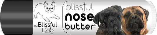 The Blissful Dog Bullmastiff Nose Butter for Dry, Cracked Skin, Lick-Safe Dog Nose Balm with Moisturizing Shea Butter, Almond, Olive, and Essential Oils, Pet Supplies, Uncented, 0.15 oz.