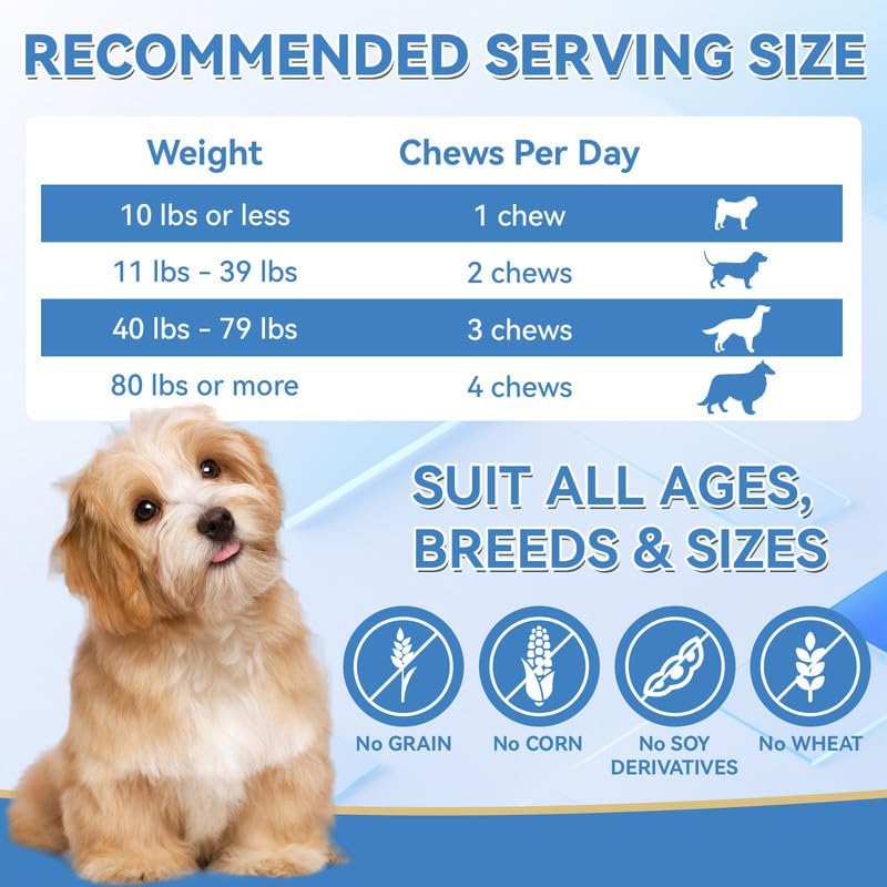 200 PCS Hemp Calming Chews for Dogs 200, Advanced Calming Treats for Dogs with Hemp Oil Melatonin Chamomile for Anxiety Relief, Separation, Stress Relief - Chicken Flavor