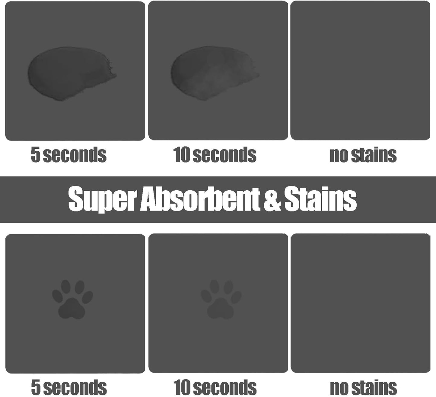 Large Pet Feeding Mat, 15.7" x 39.3" Bohemia Absorbent Quick Dry Dog Mat for Food and Water Bowl, Non Skid Cat Bowl Mat, No Stains for Pet Water Dispenser Pet Supplies for Messy Drinkers