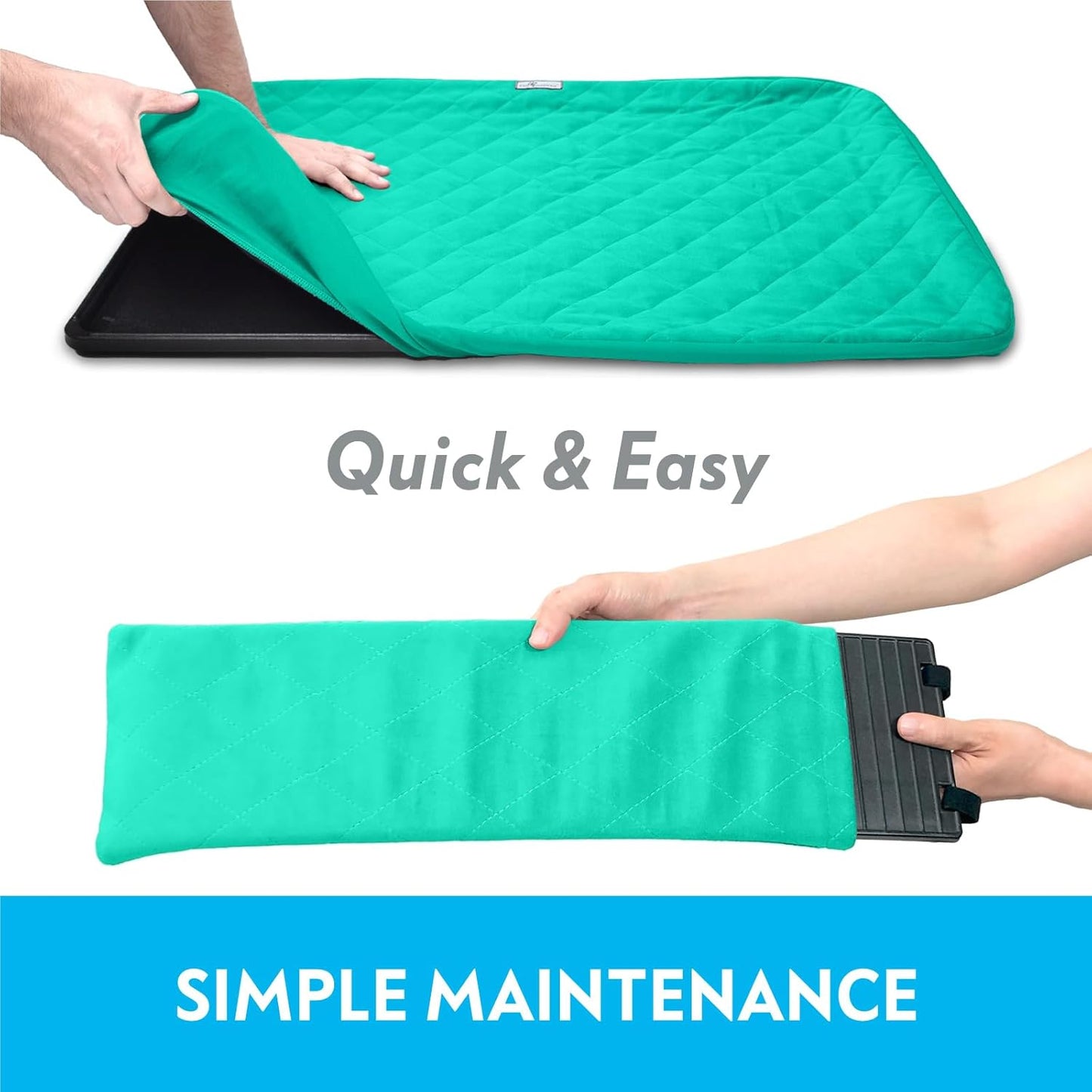 Paw Inspired Fitted Fleece Cage Liner Set for Ferret Nation, Critter Nation Single Unit (Bottom Pan Liner, Ramp Cover, Shelf Liner) for Ferrets, Rats, Chinchillas, Hedgehogs, Small Animals (Green)