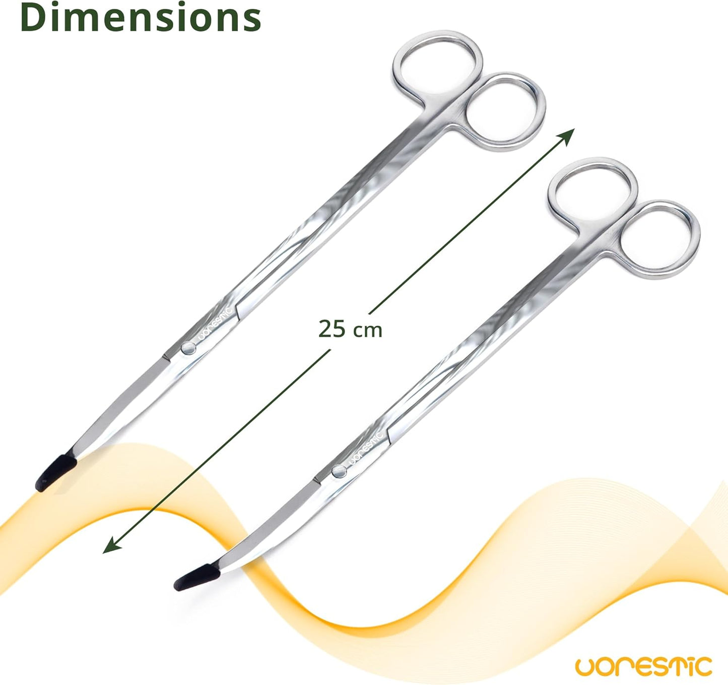 6Pcs Aquascape Tools, Terrarium Tools, Aquarium Kit with Stainless Steel Aquarium Tweezers Extra Long, Aquarium Scissors, Algae Scraper, and Spatula - Aquascaping Tools Set for Maintenance