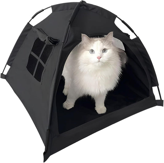 Cat Tent House、Cat's Nest, Quick Assembly and disassembly, Portable Indoor/Outdoor pet Tent House for Cats, Puppies and Other Small Animals