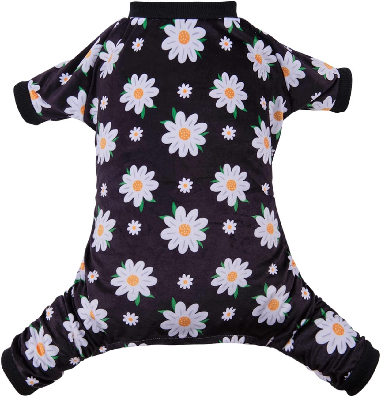 CuteBone Small Dogs Outfit Soft Puppy Onesies Pjs Dog Pajamas Pet Coat Cat Apparel Comfy Doggie Jumpsuit Bodysuit for All Seasons P221S