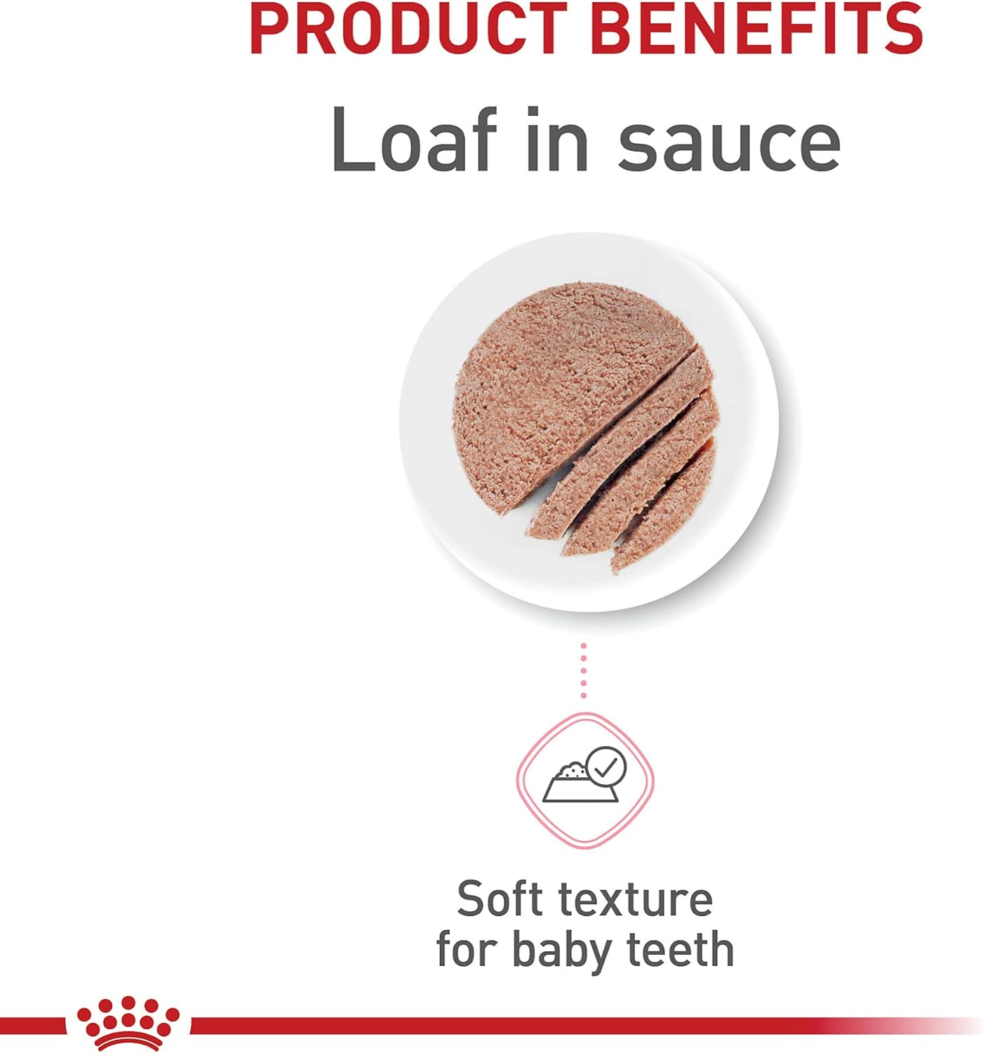 Royal Canin Feline Health Nutrition Kitten Loaf in Sauce Canned Cat Food, 5.1 oz can (24-count)