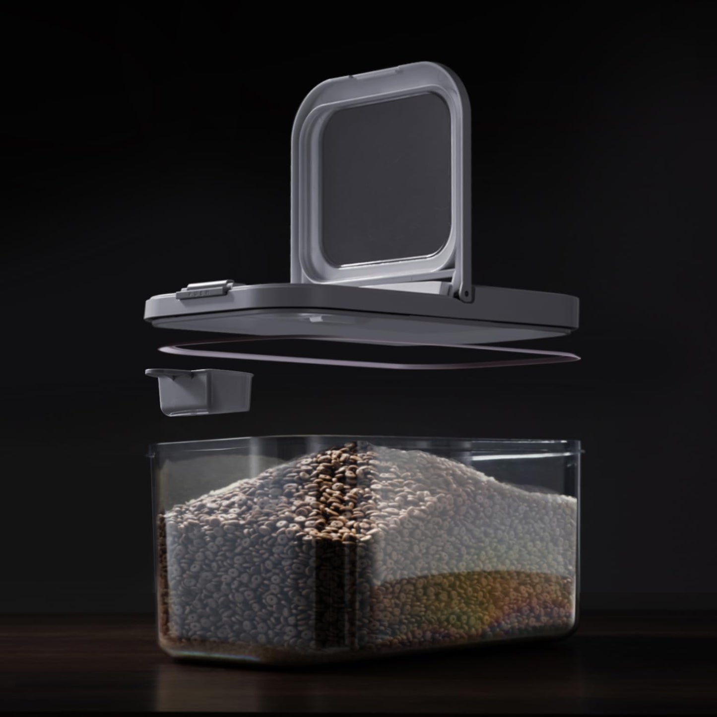 Dog Food Storage Container - 6l/6kg/10lb Pet Food Storage Containers With Lids & Scooper, BPA Free Airtight Storage Containers Store Dry Food For Kitchen Pantry