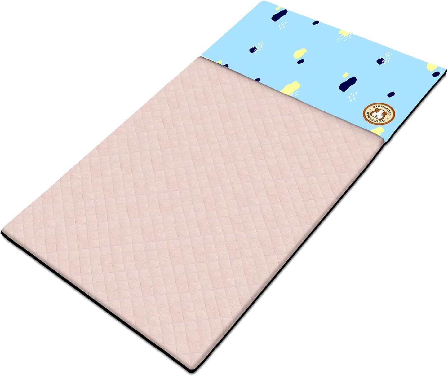 GuineaDad Premium Liner – Fleece Guinea Pig Cage Liner – Ultra-Plush Reusable Fleece Bedding with Waterproof Bottom – (Rainy Day)