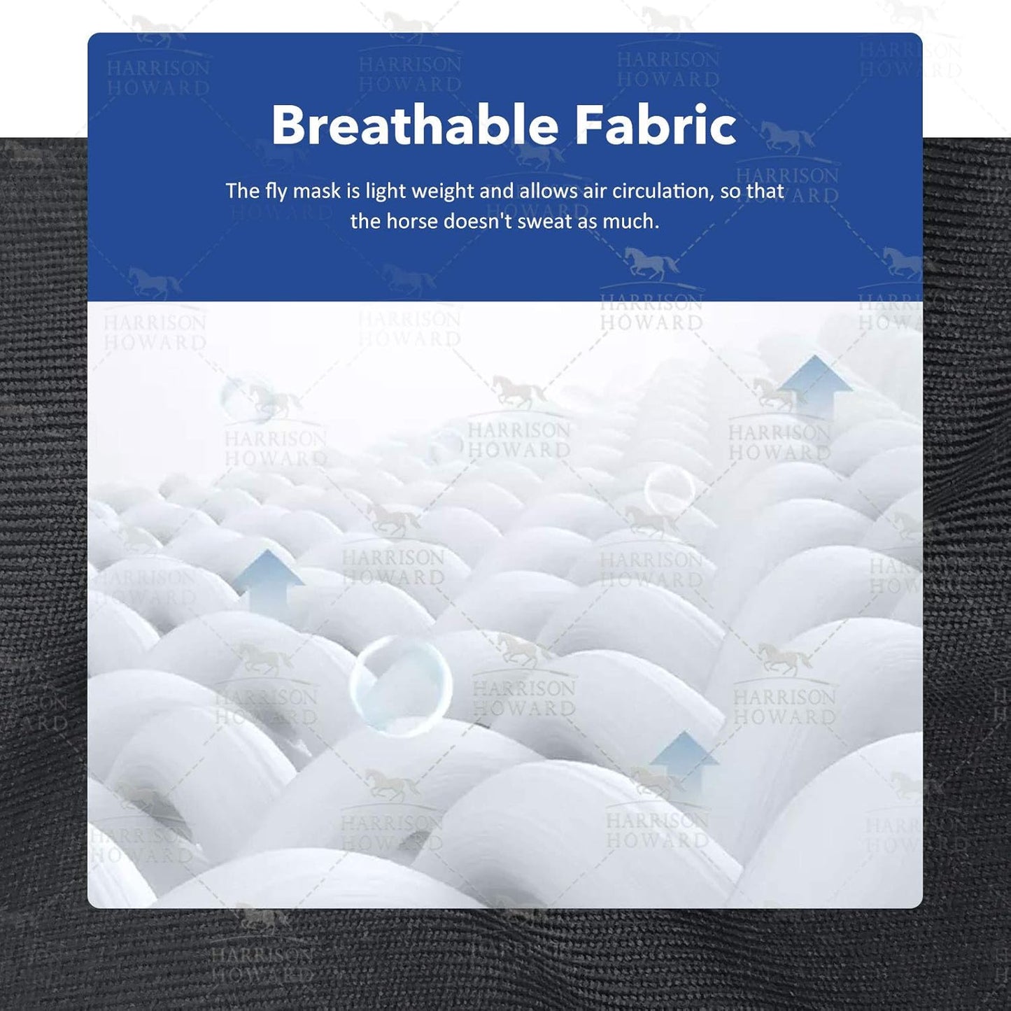 Harrison Howard Super Comfort Stretchy Fly Mask Large Eye Space with UV Protection Soft on Skin with Breathability Orange Paisley Full Size