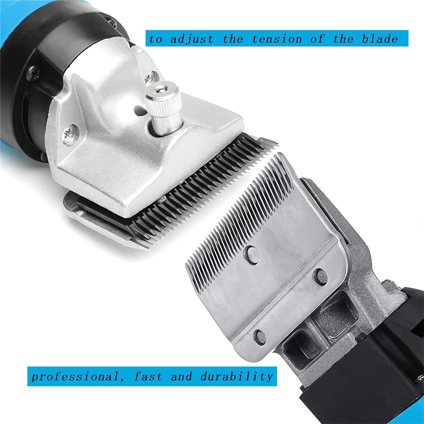 Horse Clippers,550w Electric Horse Grooming Kit,Professional Livestock Clippers, 6 Speeds Heavy Duty Equine Clippers for Big Dogs