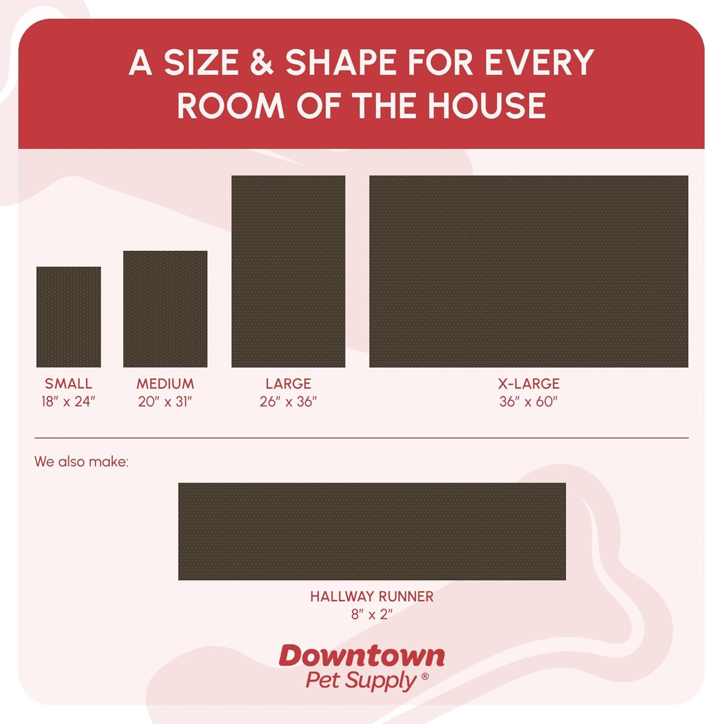 My Doggy Place Microfiber Dog Mat for Muddy Paws, 18" x 24" Navy Blue - Absorbent and Quick-Drying Dog Paw Cleaning Mat, Non-Slip Rubber Backed