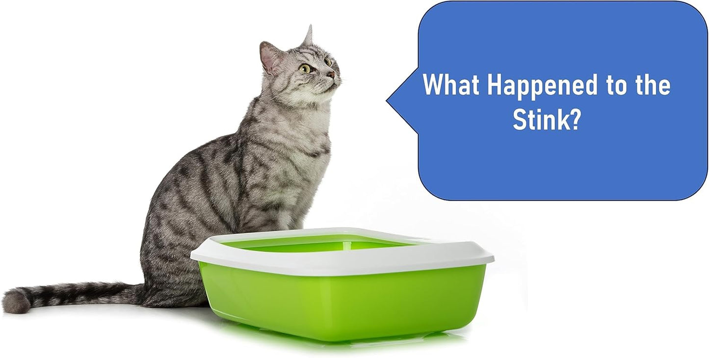 Cat Litter Deodorizer – 2.2 Lb Activated Charcoal Carbon – Odor Eliminator for Litter Box, Chicken Coop, Small Animal Enclosures – Extends Litter Life – Natural Pet Odor Control Granules