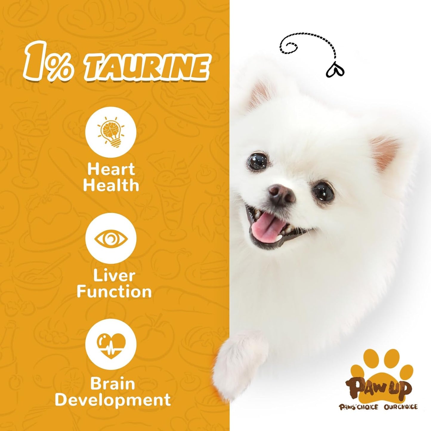 PAWUP Chicken Jerky Strips Dog Treats, Training Treats for Dogs w/Taurine, Low Fat, Natural Chicken Jerky Cuts, 12.5 oz