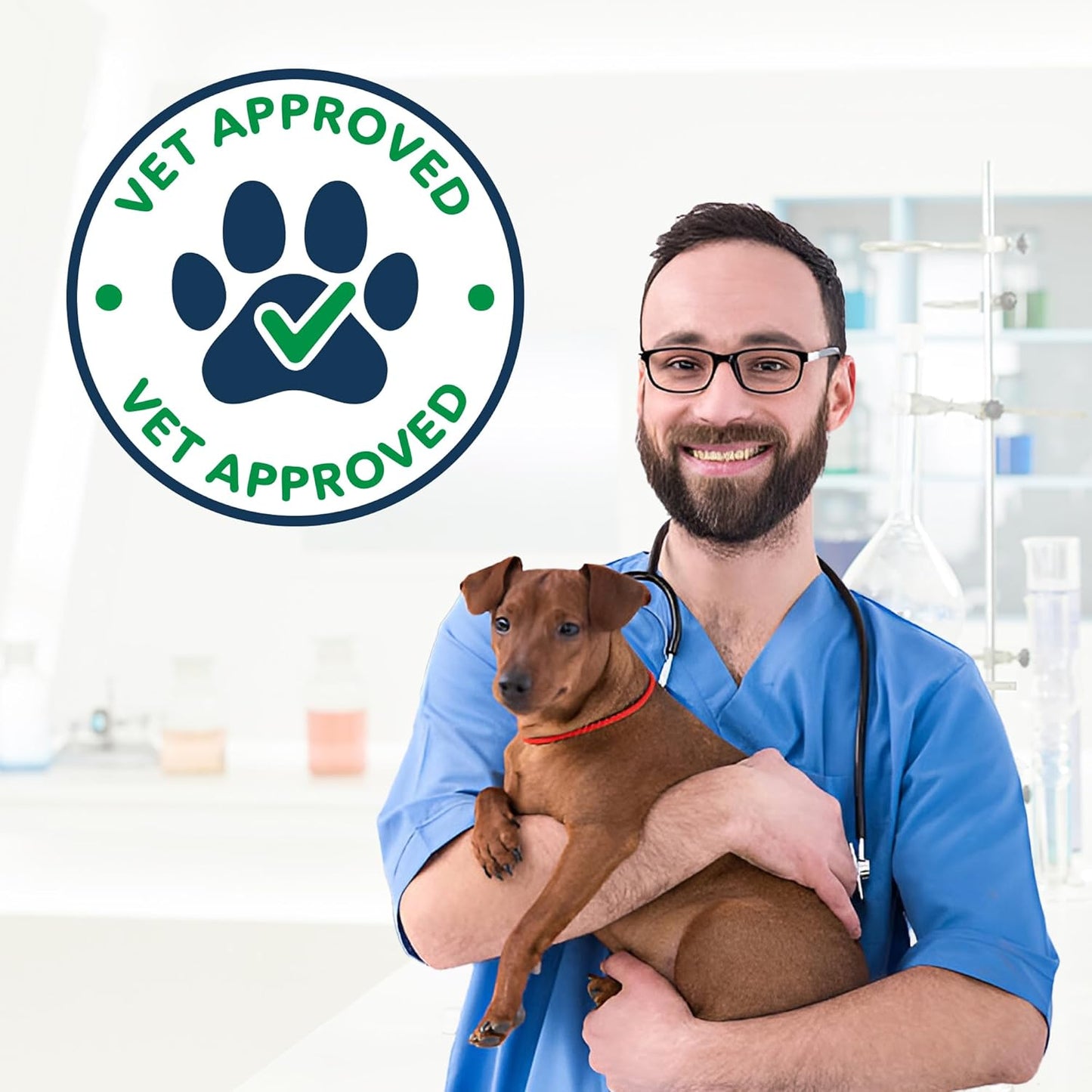 NOVEHA Probiotic Chews for Dogs | Ultimate Gut Health & Digestive Support | for Healthy Skin & Coat | Relieves Itching & Paw Licking | Probiotics for Pet Dogs with Allergies (180 Chews 2-Pack)