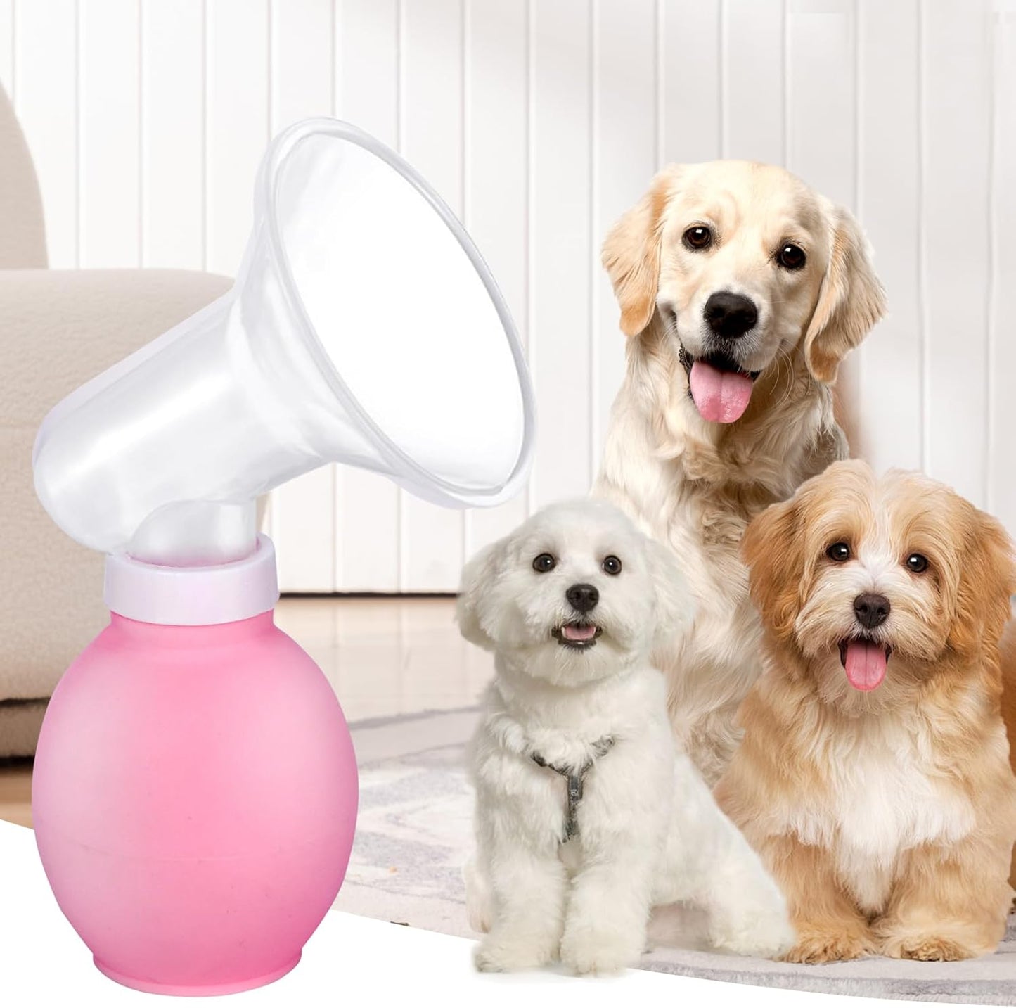 Yeebeny Pet Breast Pump,Breast Pump for Dogs,Dog Pump Help Your Pet Feed Newborn s Silicone Manual Pump for Cats and Dogs