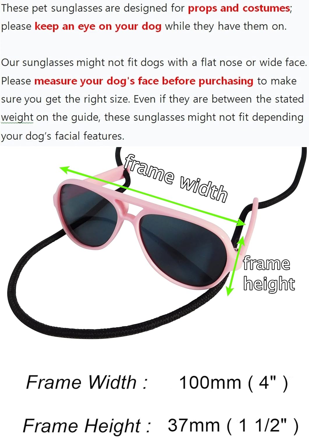 G029 Dog Cat Pet Aviator Pilot Sunglasses Glasses for Small Breeds up to 15lbs (2-Pack Black + Tortoise Brown)