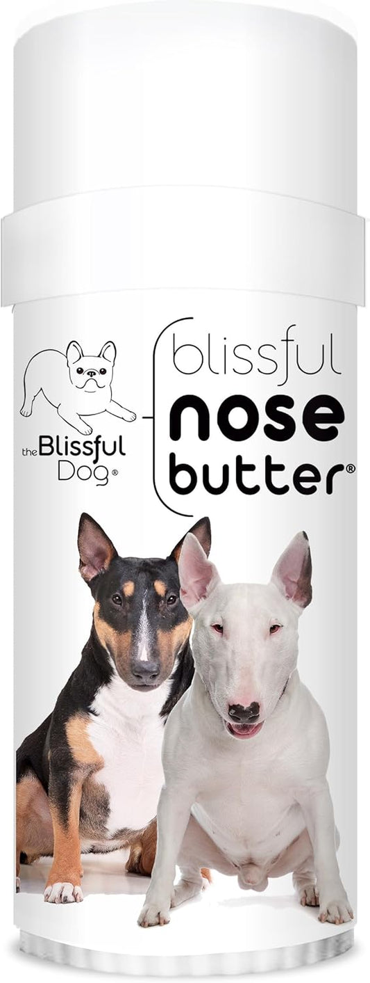 The Blissful Dog Bull Terrier Unscented Nose Butter - Dog Nose Butter, 2 Ounce