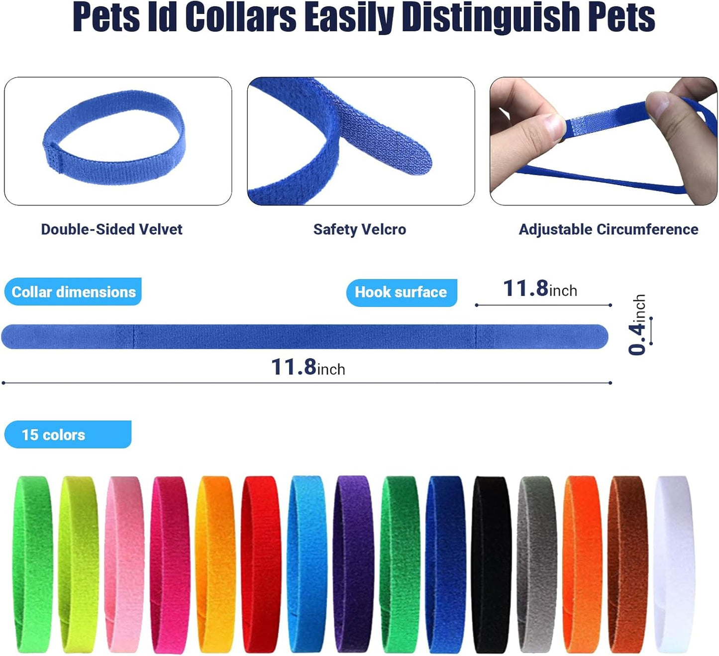 Puppy Kitten Whelping Kit, Newborn Dogs Cats Pet Whelping Kit with 6P Record Keeping Charts, 15P Pet ID Collars, 1P Aspirator Bulb, 15P Umbilical Cord Clip, 1P Hemostatic Forcep