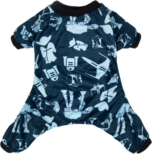 CuteBone Small Dogs Outfit Soft Puppy Onesies Pjs Dog Pajamas Pet Coat Cat Apparel Comfy Doggie Jumpsuit Bodysuit for All Seasons P47S