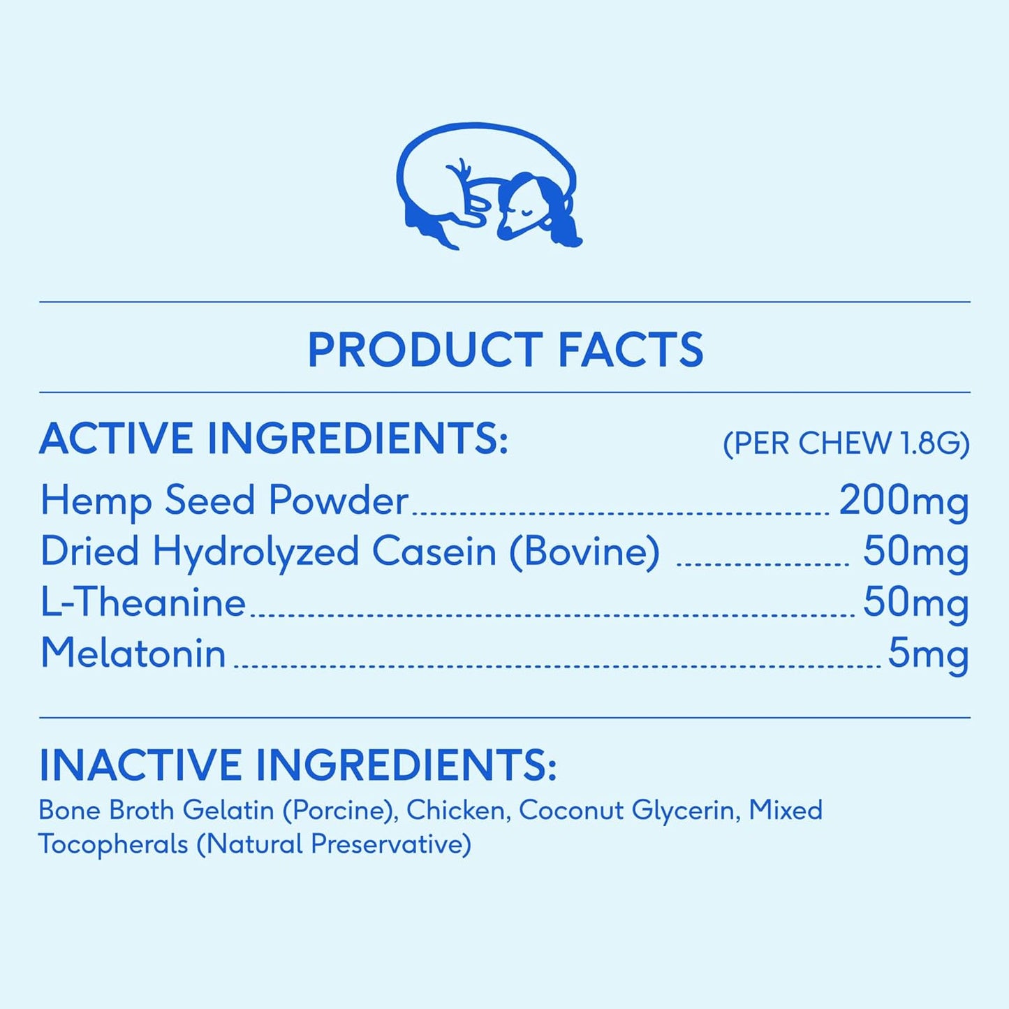 Native Pet Calming Chews for Dogs - Melatonin for Dogs Anxiety Relief - Grain Free All Natural Hemp Calming Treats & L-Theanine Helps Manage Stress & Separation Anxiety - Puppy Sleep Aid - 120 Chews