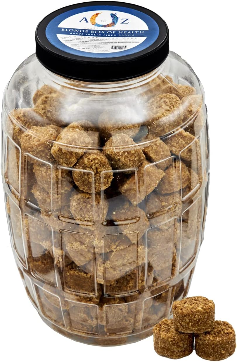 Horse Treats, Blonde Bits of Health, Low Carb/Sugar, A Softer Cookie, Wheat, Corn, Soy & Alfalfa Free, Made with Cinnamon & Agave, All Natural Ingredients, 15 lb