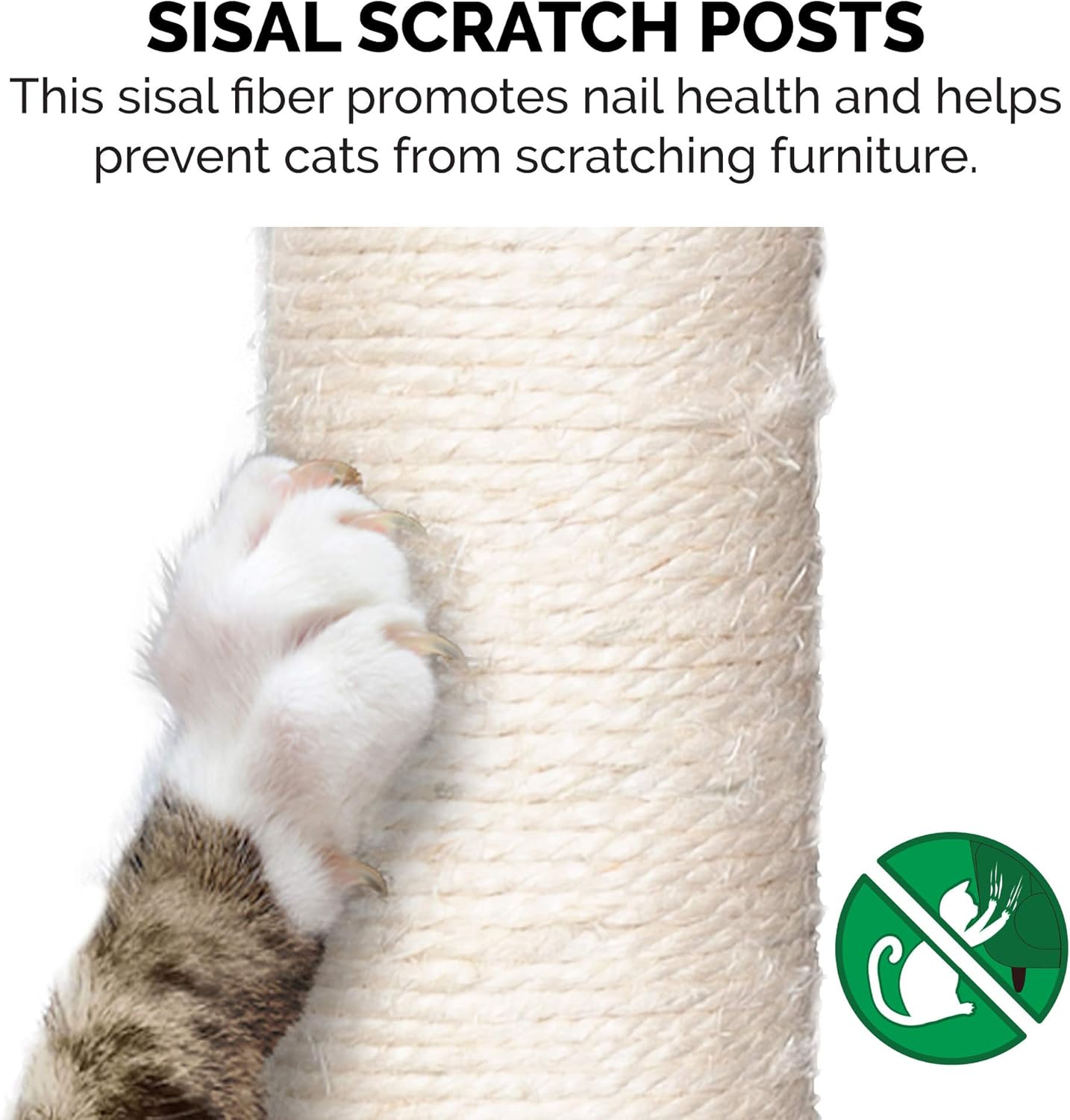 Furhaven 22.5" Tall Cat Tree for Indoor Cats, Ft. Sisal Scratching Post, Plush Ball Toy, & Busy Box Toy - Tiger Tough Scratching Post Interactive Playground - Brown, One Size
