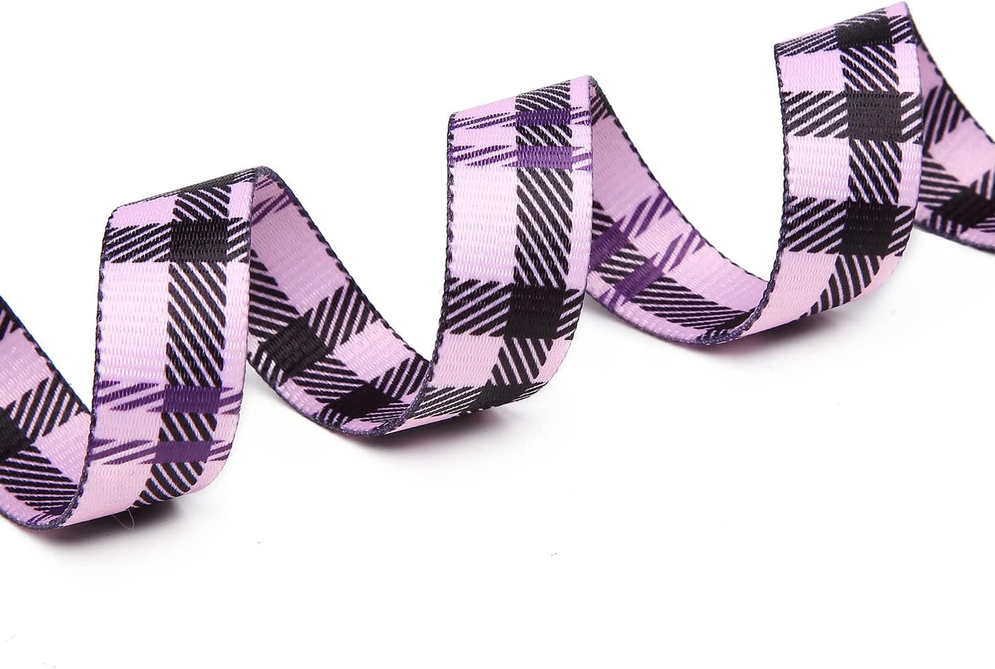 Mercano Adjustable Dog Collar - Special Design Patterns, Soft Nylon Comfortable Durable Pet Collar for Small Medium Large Dogs (XS, Purple Plaid)