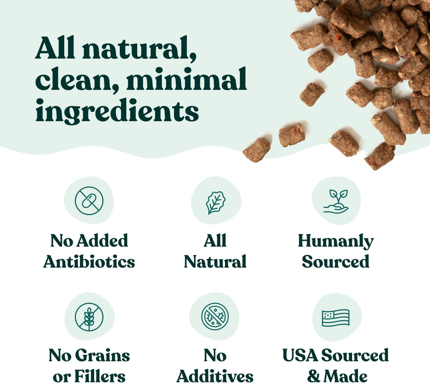 Little Hunter Freeze Dried Turkey Raw Dog Food | Grain Free, Limited Ingredient, Single Protein Meal or Mix in Topper | Novel Protein Kibble Alternative | 15 oz Bag