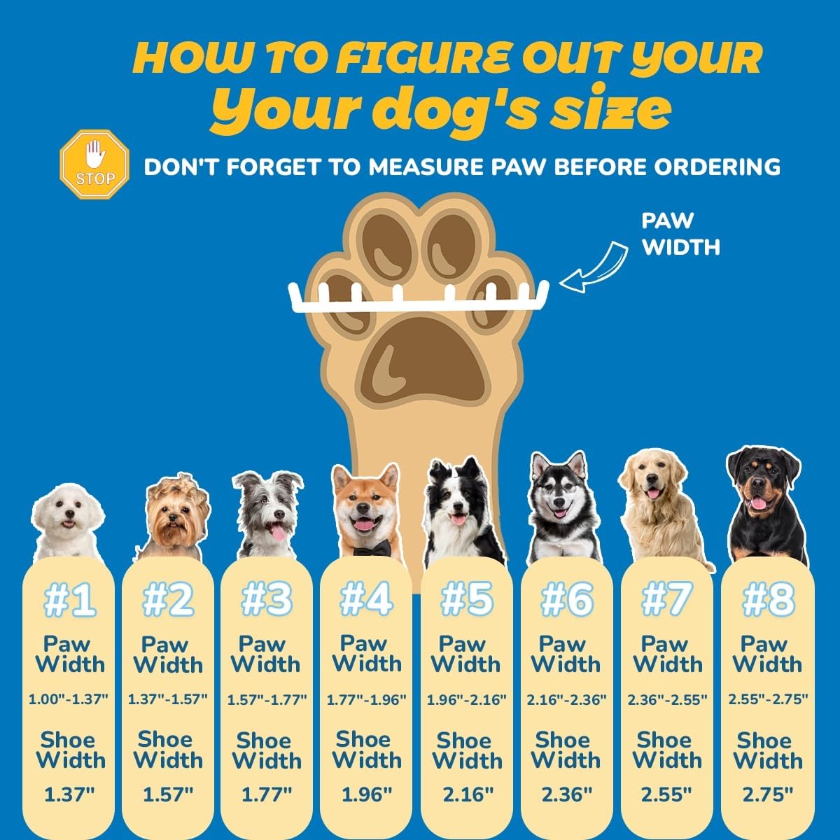 Dog Shoes for Small Dogs, Dog Boots & Paw Protectors for Hardwood Floors, Outdoor Dog Booties for Hot Pavement Winter Snow Hiking, Breathable Dog Shoes with Reflective Strips Size 1