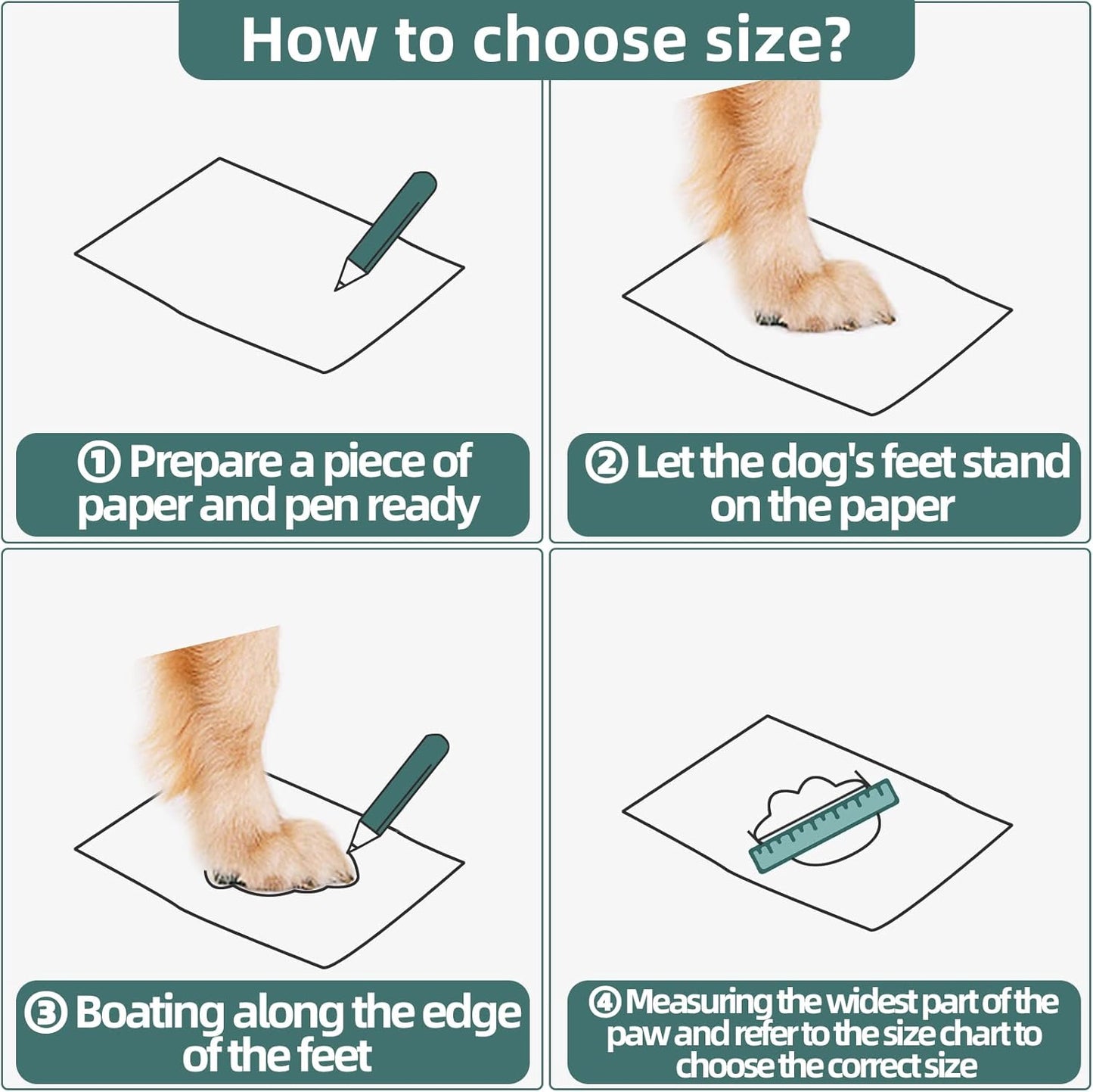 Hcpet Dog Boots for Large Dogs, Dog Shoes for Hot Pavement Winter Snow, Paw Protector Dog Booties Designed for Comfort and Breathability, Outdoor Booties for Small Medium Dogs for Hiking Red Size 3