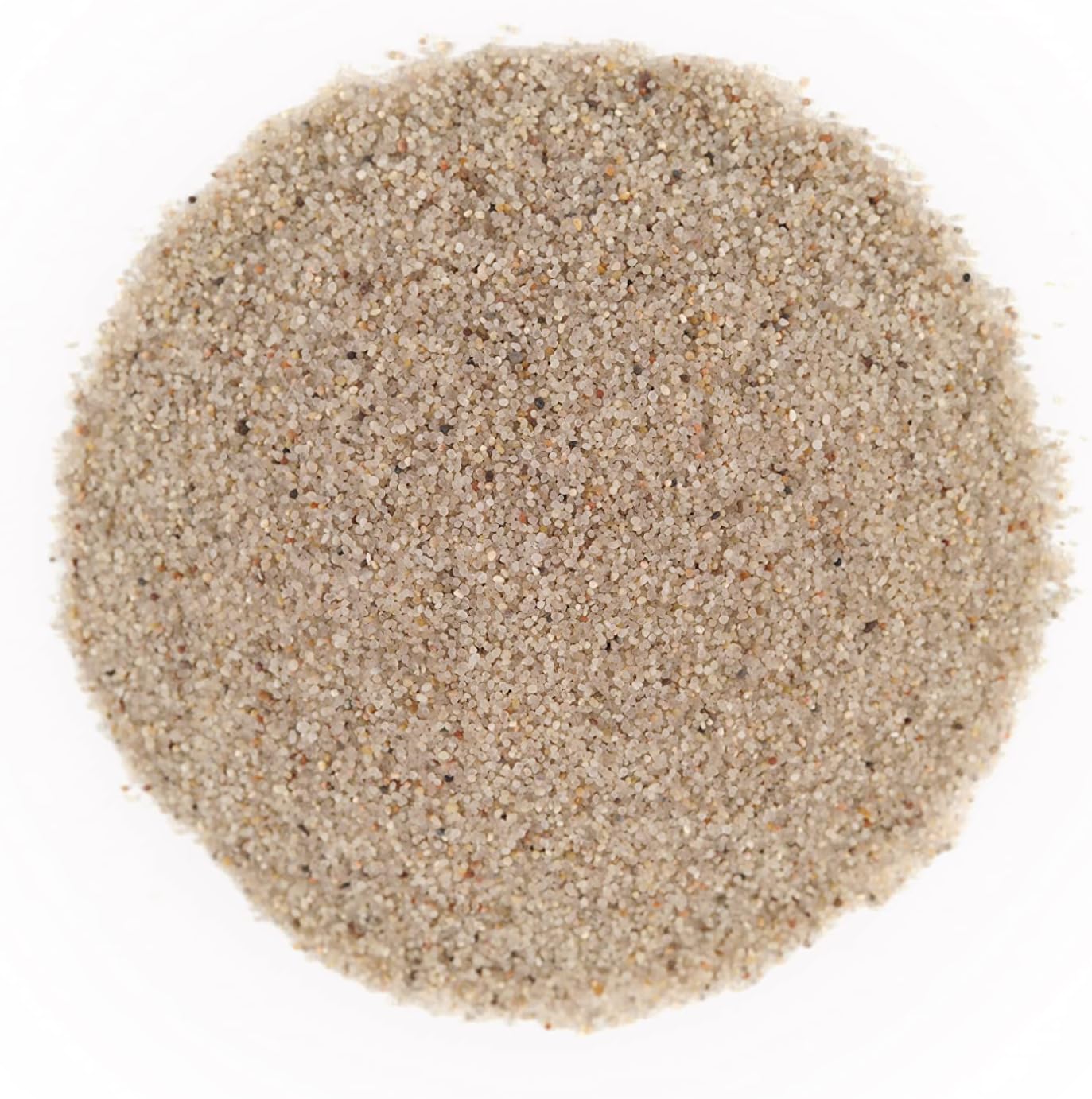 LANDEN Chingwe Aquascape Sand for Aquarium Landscape 2L(7.52lbs), Fish Tank Decorative Sand, Natural Cosmetic Gravel, Light Color Gravel 0.4-0.9mm