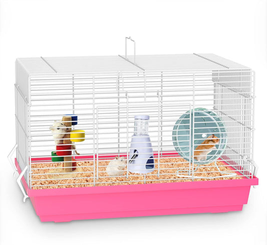 Hamster cage for Hamsters, Gerbils, mice, Rats, Small Guinea Pigs and Other Small Animals.