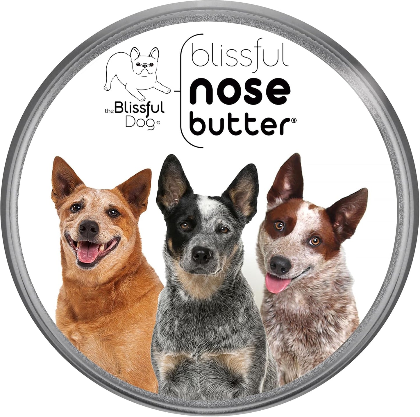 The Blissful Dog Australian Cattle Dog Unscented Nose Butter - Dog Nose Butter, 4 Ounce