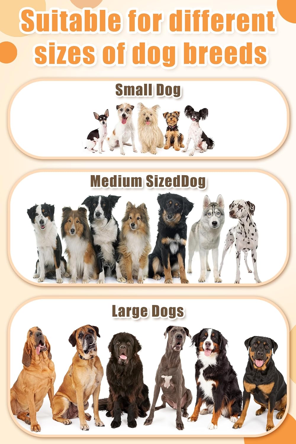 Dog Tennis Balls for Aggressive Chewers, Indestructible Durable Bouncy Interactive Toy for Dogs Fetch Game Lightweight Floating Outdoor Training(2 Yellow Point+ 2 Blue Cirle Medium)