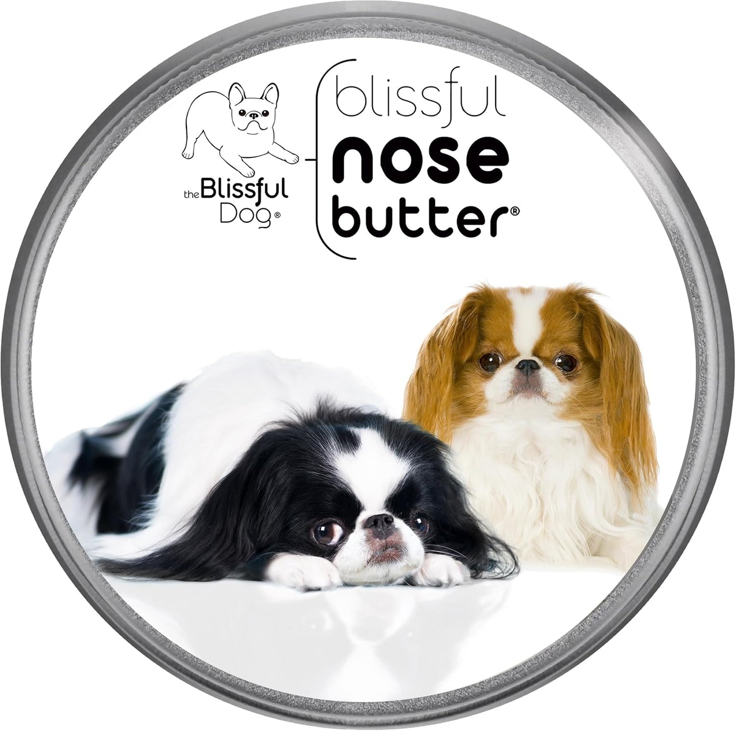 The Blissful Dog Japanese Chin Nose Butter, Versatile Dog Nose Balm for Dry Nose, Handcrafted Nose Moisturizer, Easy-to-Apply Dog Essentials, Unscented, 1 oz.