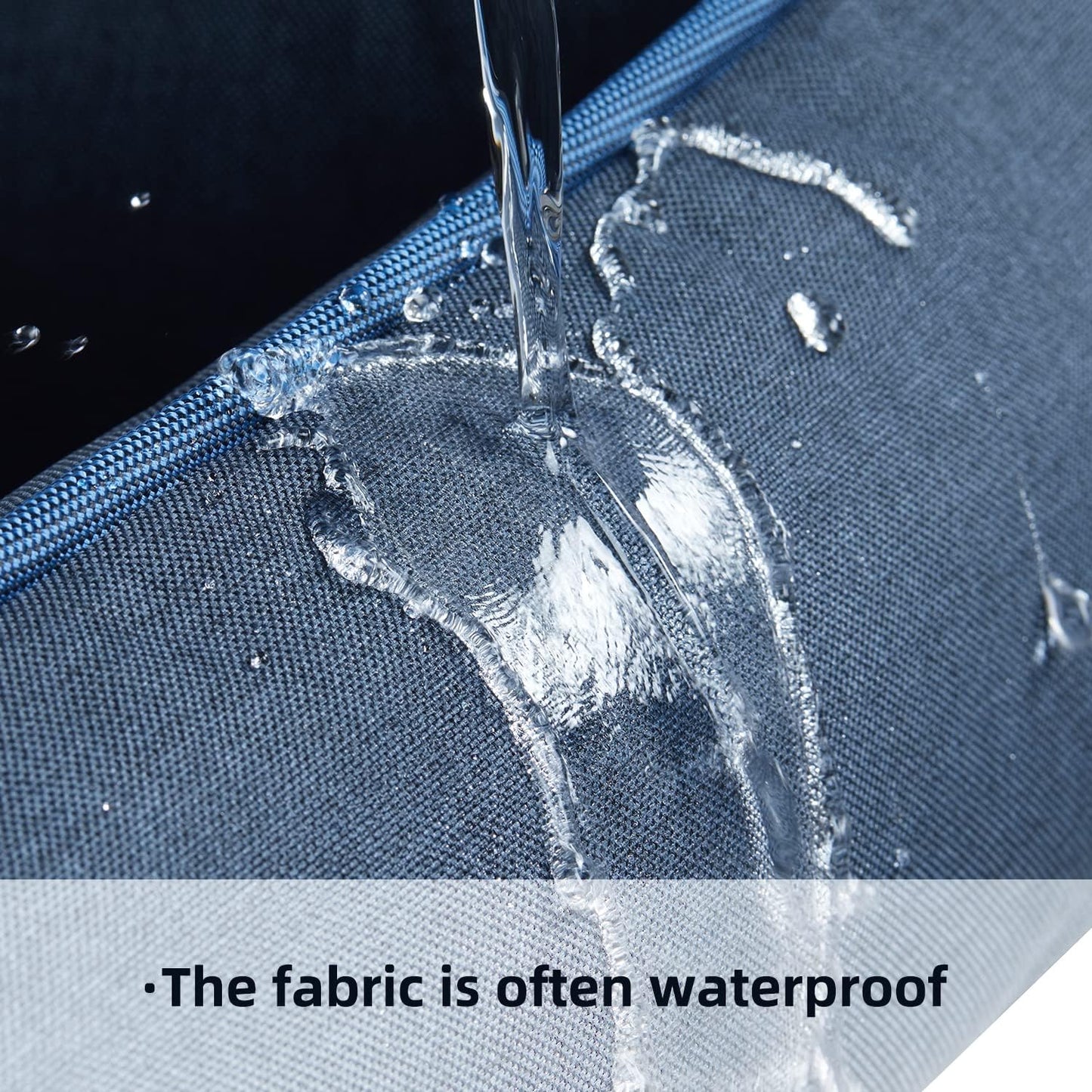 Orthopedic Dog Beds for Medium Dogs, Durable Egg Crate Foam Sofa Dog Bed wit Washable Removable Cover,Waterproof Lining,Pet Bed for Large Dogs (Dark Grey, 26.4" L x 21.7" W x 6.2" Th)