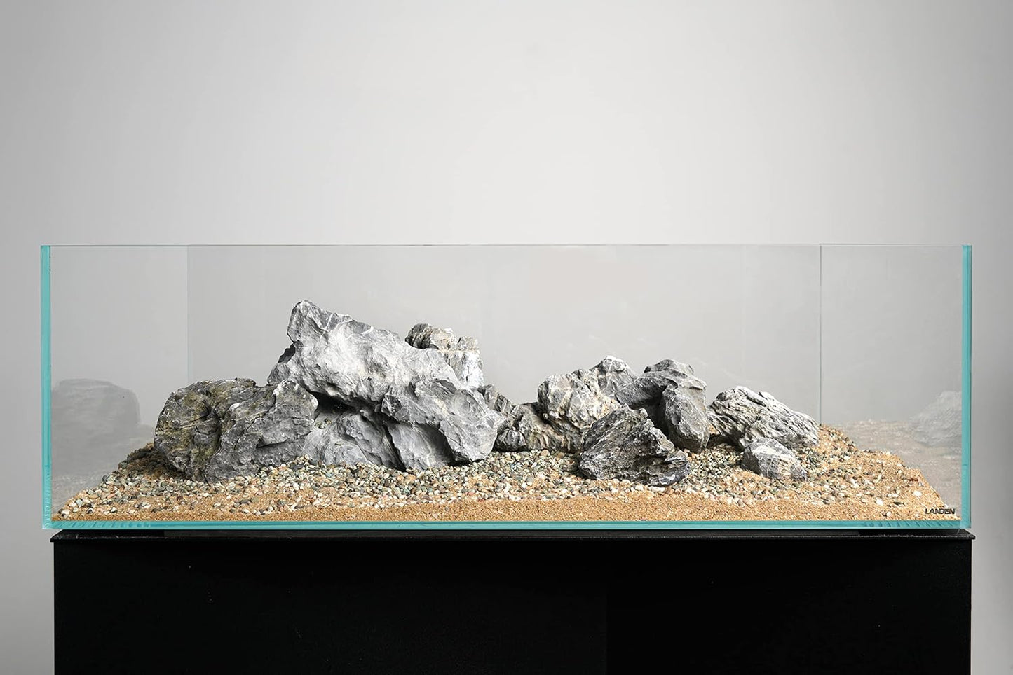 LANDEN Seiryu Stones Natural Rocks (17lbs, 3~11 inches,7-8pcs) for Aquarium, Paludarium, Terrariums, Landscaping Rocks, Aquascaping