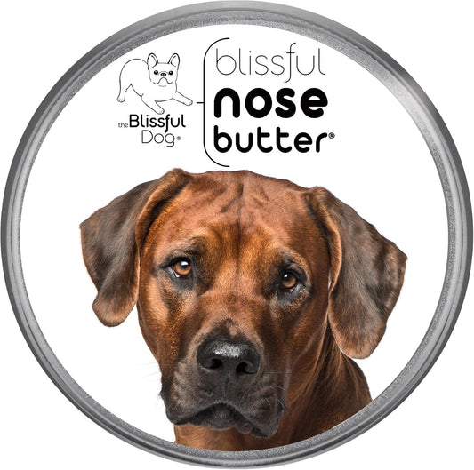 The Blissful Dog Rhodesian Ridgeback Nose Butter for Dry, Cracked Skin, Lick-Safe Dog Nose Balm with Moisturizing Shea Butter, Almond, Olive, and Essential Oils, Pet Supplies, Uncented, 2 oz.