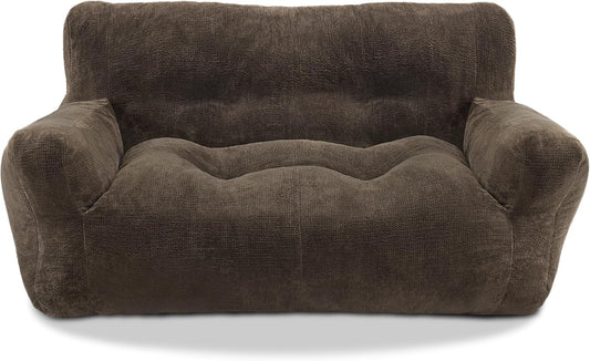 Lovupet Dog Couch for Small Medium Breed, Dog Sofa Bed Full Filled Sponge, No Assembly Need, PS581 (Mocha)
