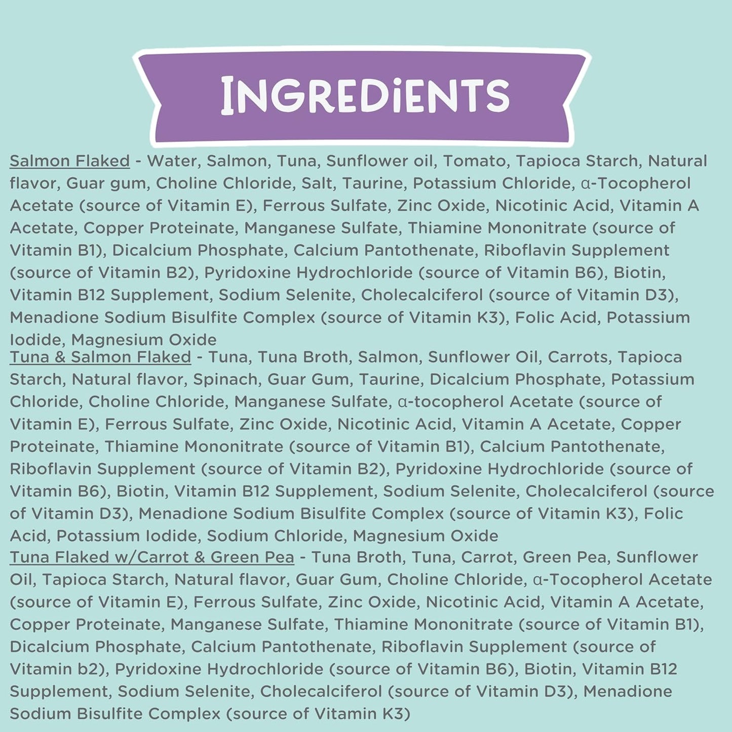 LOVE, NALA - FLAKED Fish Variety Pack - 24 Pack - Natural Adult Cat Wet Food - Grain Free, Non-GMO, Lean Protein, Omega 3, Added Minerals & Vitamins