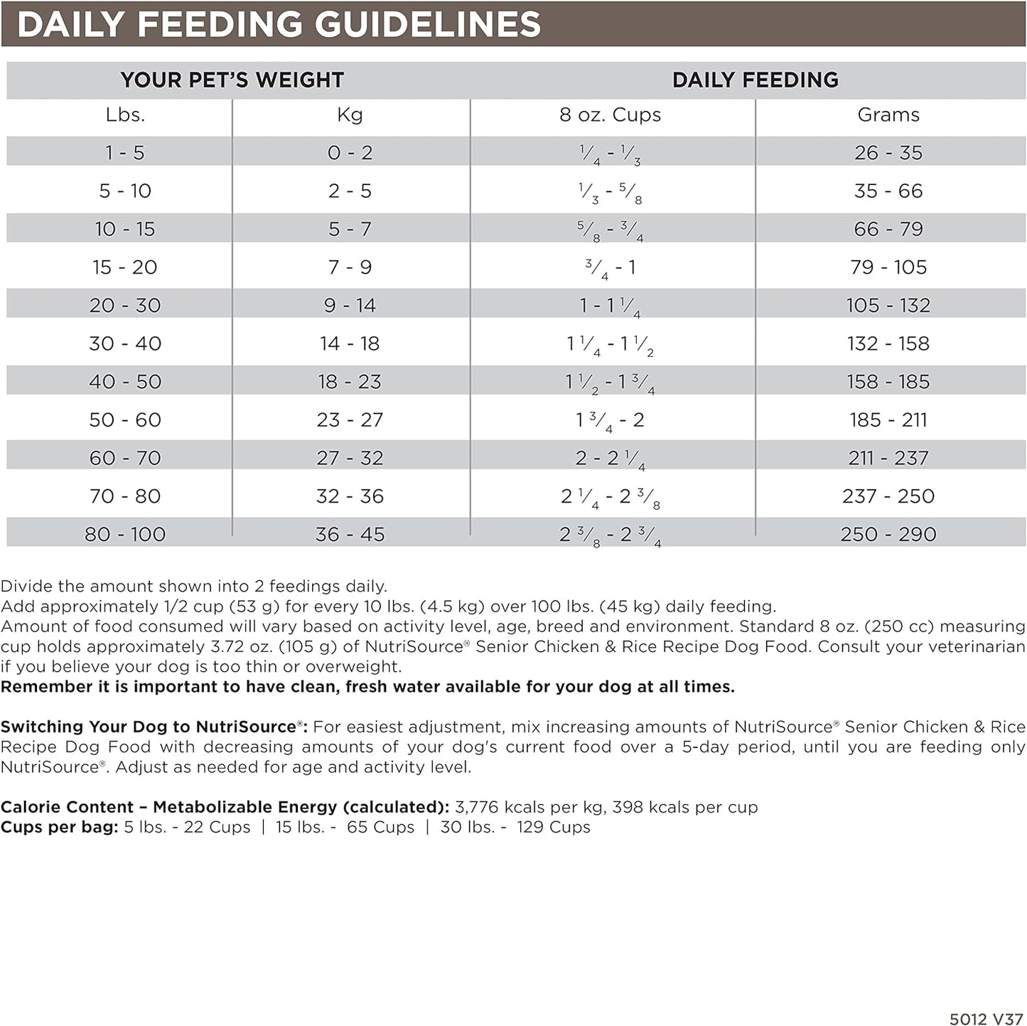 NutriSource Dry Dog Food for Seniors, Chicken and Rice, 26LB