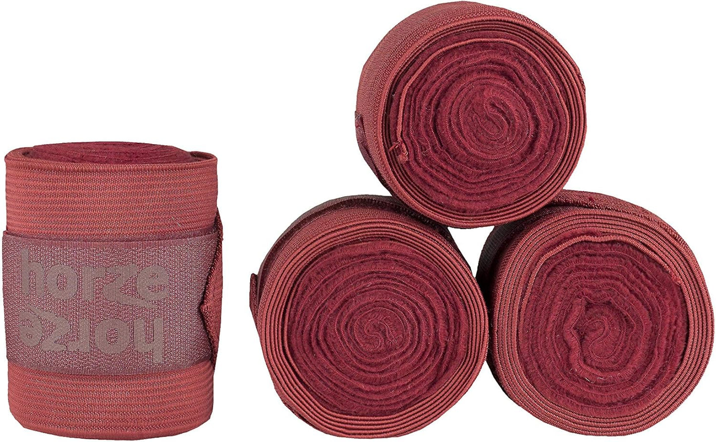HORZE Nest 10' Combination Polo Wraps (Set of Four) | Fleece and Elastic Horse Bandages