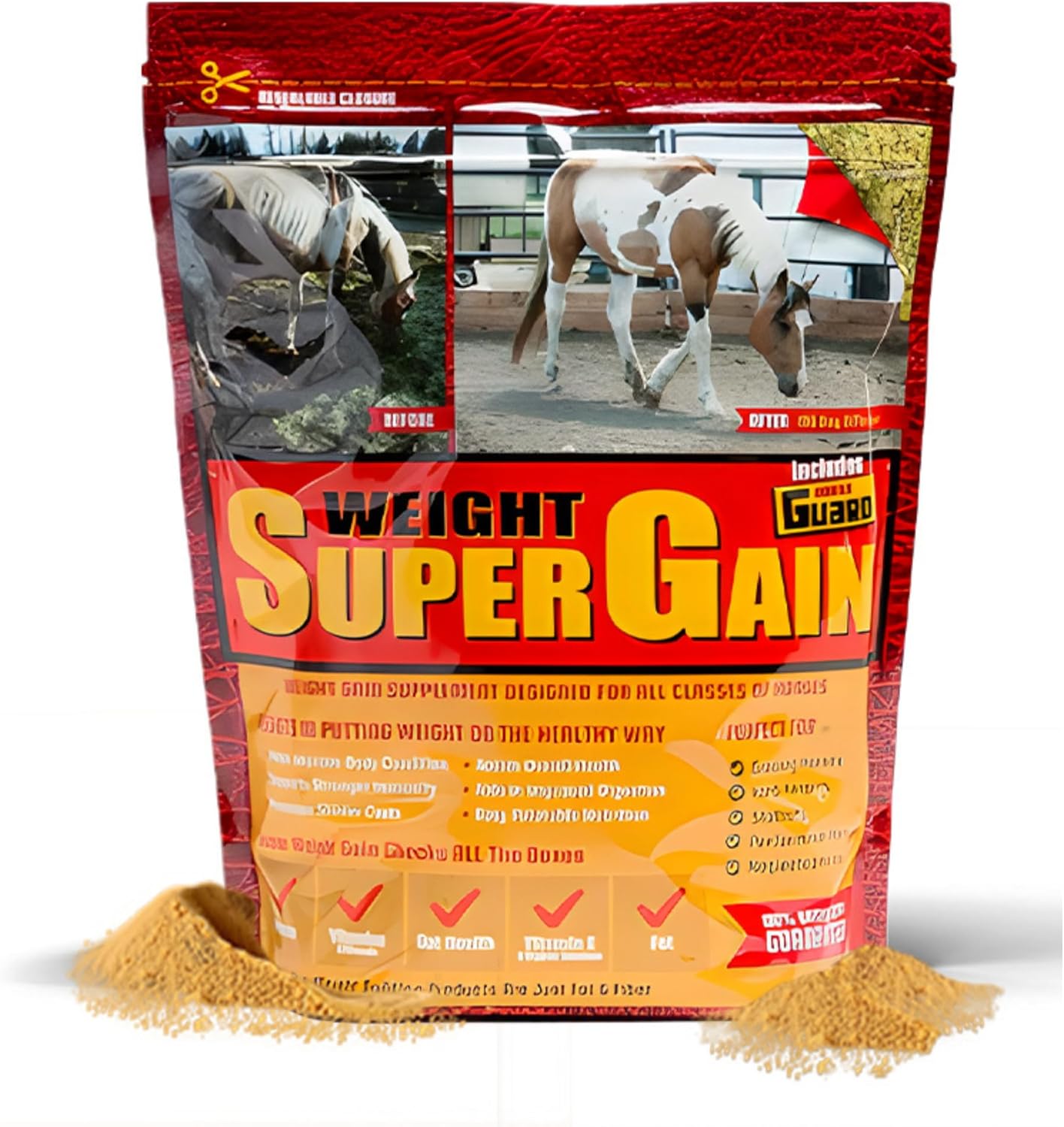 Super Weight Gain 10 lb, Equine Vitamin Mineral, Probiotic & Weight Gain Supplement