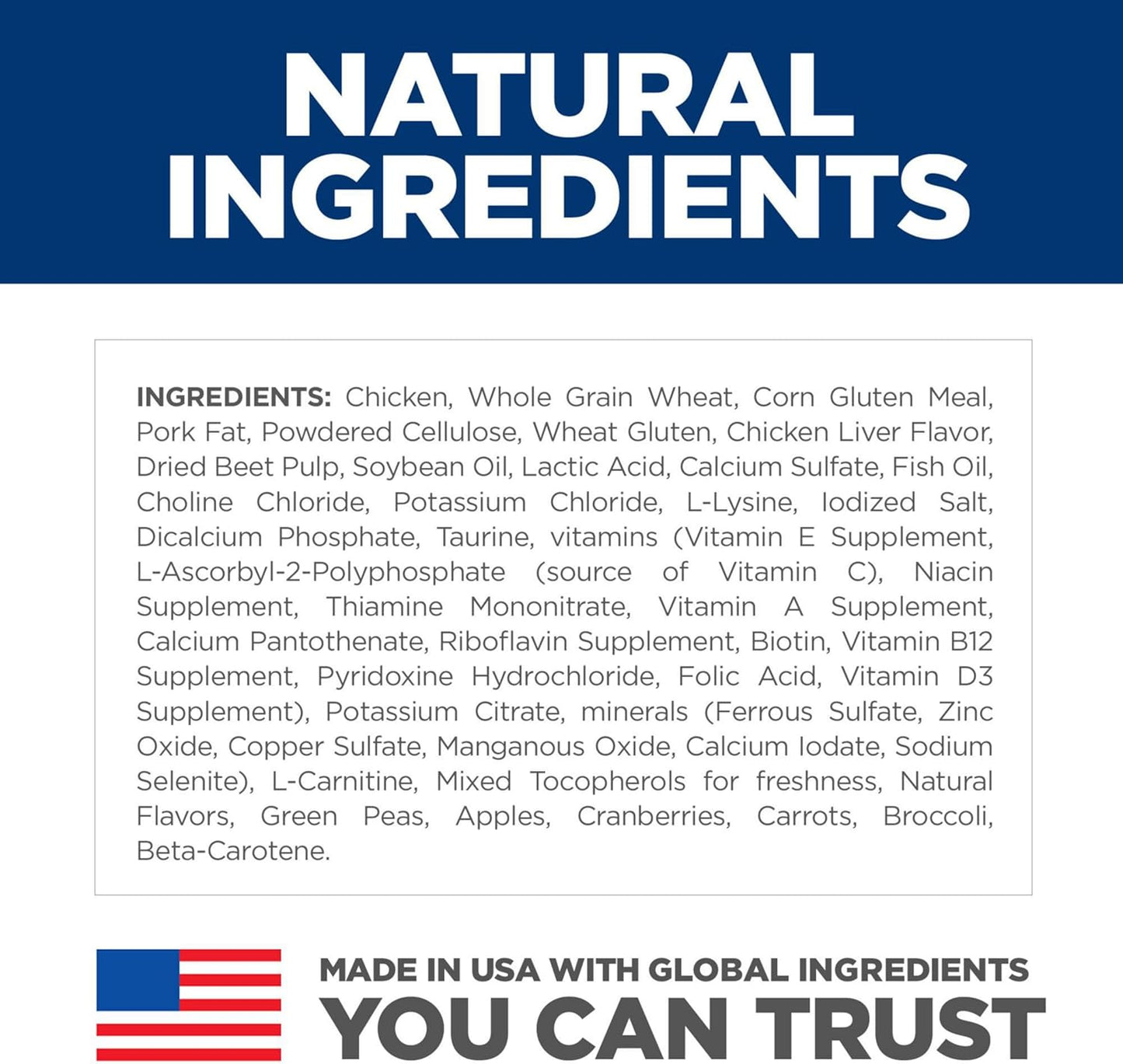 Hill's Science Diet Urinary Hariball Control, Adult 1-6, Urinary Track Health & Hairball Control Support, Dry Cat Food, Chicken Recipe, 3.5 lb Bag